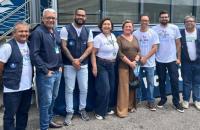 #ParaTodosVerem: Foto em ambiente aberto que reune homens e mulheres, servidores do TRT-8