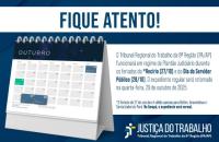#ParaTodosVerem: Arte gráfica com fundo azul escuro. No topo, a frase "Fique atento" em letras garrafais na cor azul. Abaixo, um