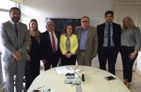 Representantes da Celpa e TRT8 em reunião