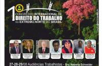 Imagem de natureza com a foto dos palestrantes do evento.