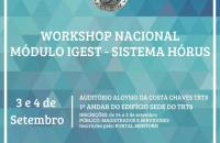 Arte visual com o nome do evento.