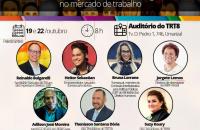 foto dos palestrantes do evento.