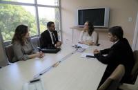 Reunião na sala da presidencia