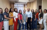 Em pé, equipes da EJUD, ECAISS e Comitê Gestor Regional do PJe