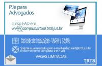 Arte com foto de um computador e informações do curso.