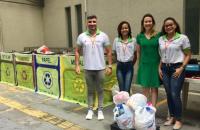 Presidente da Comissão Permanente de Gestão Ambiental e equipe da CELPA.