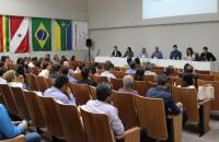 Pessoas no auditório da EJUD no Encontro Nacional de Precatórios