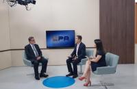 Ministro corregedor Lelio Bentes com apresentadores do BDP