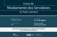 Arte em fundo azul e letras brancas com informações sobre período de inscrição do curso.