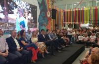 Foto: Pastora Leal e autoridades na abertura oficial da 23ª Feira do Livro.