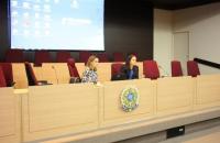 Foto: Representante da OIT e MPT8 falam para desembargadores sobre condições de trabalho na produção de óleo de palma.  