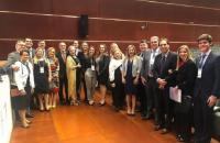 Foto: magistrados e desembargadores da oitava região no evento em Portugal.
