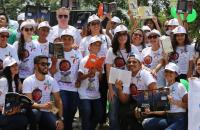 Voluntários da Comissão de Combate ao Trabalho Infantil na Romaria do Traslado 2019
