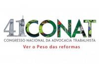 Arte com fundo branco do 41 CONAT