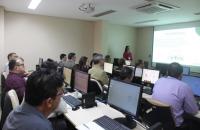 Foto: Capacitação de servidores na sala de aula da Ecaiss.