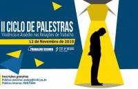 ARTE mostra silhueta de homem cabisbaixo e informações sobre o evento.
