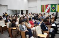 Foto: Auditório lotado de juízes