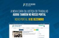 Arte: Em fundo azul imagem centralizada da tela do computador e acima data da mudança.