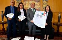 Foto: presidente do TJPA, juiz da infância e gestoras da Comissão do TRT8.