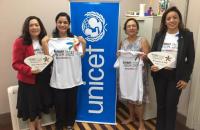 Foto: Desembargadora Zuíla Dutra e funcionários do Unicef em Belém