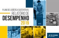 Arte: capa do relatório em branco, amarelo e azul com fotos vazadas de ações do tribunal.