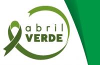 Laço verde, logotipo da campanha.
