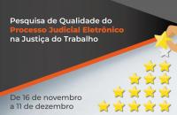 ARTE: CORES CINZA E LARANJA DE FUNDO COM ESTRELAS NO CANTO INFERIOR DIREITO SIMBOLIZANDO CLASSIFICAÇÃO DE SATISFAÇÃO
