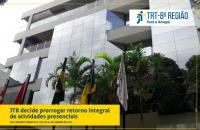 ate: fachada do predio sede do TRT8 