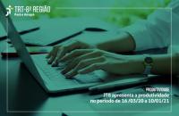 Teclado de computador em fundo verde 