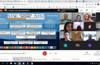 print tela da videoconferência