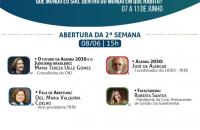 Programação do dia 08 da 2ª Semana de Responsabilidade Socioambiental