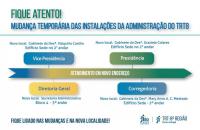 Informativo sobre mudança provisória