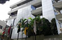 Foto da fachada do prédio sede do TRT8