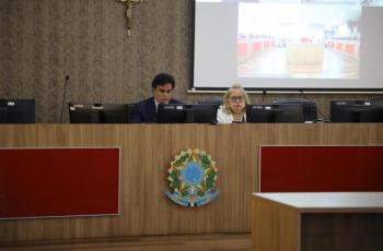  Foto durante a sessão de abertura da correição ordinária.
