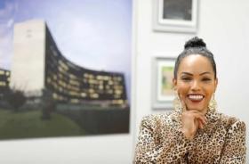 Foto da juíza Adriana Melonio, convidada para palestra do Programa de Incentivo à Equidade na Magistratura.