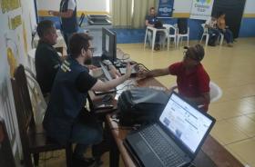 #ParaTodosVerem: Fotografia de atendimento da Justiça Itinerante