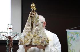 Fotografia de imagem peregrina de Nossa Senhora de Nazaré