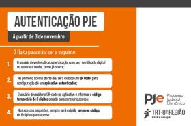 Arte com informações contidas no texto nas cores branco e laranja